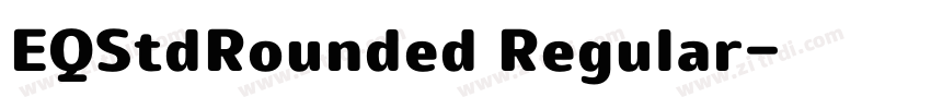 EQStdRounded Regular字体转换